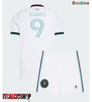 Inter Miami Luis Suarez #9 Terza Maglia Bambino 2026-27 Manica Corta (+ Pantaloni corti)